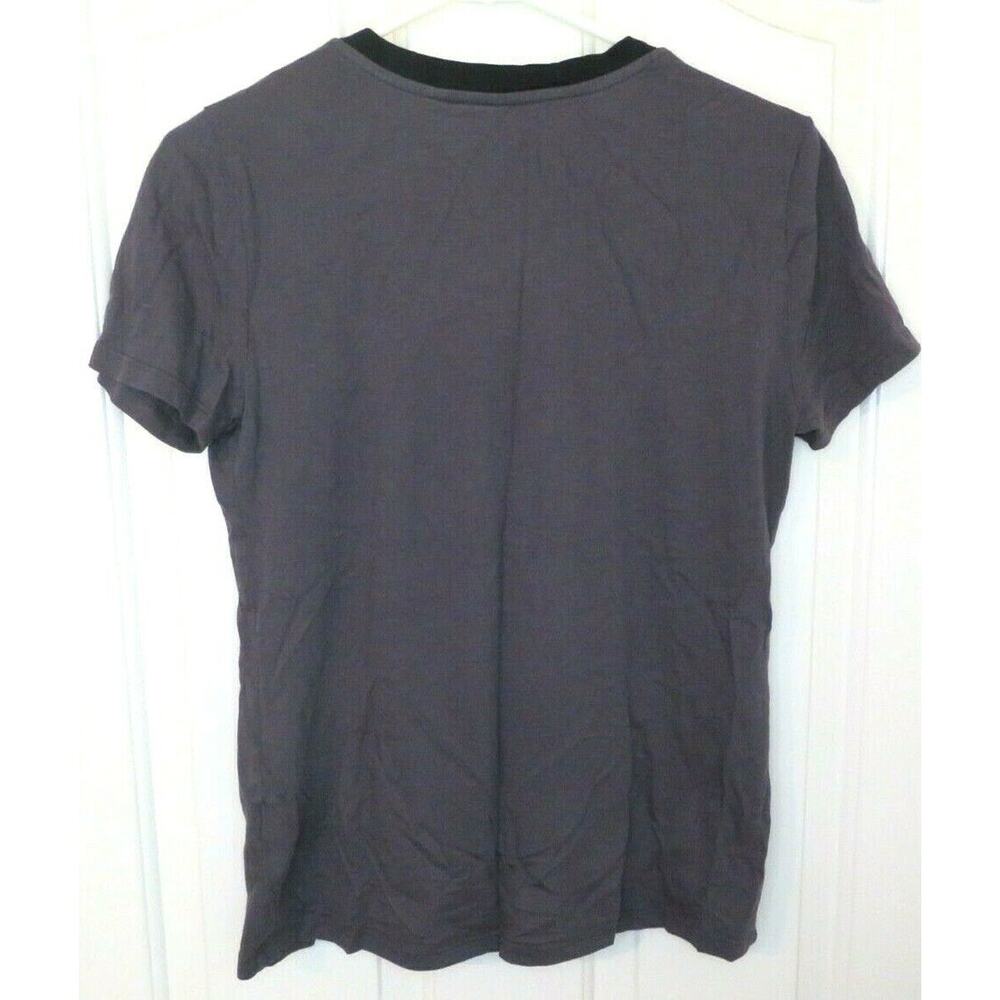 Carbon Copy Women's I'M EXCLUSIVE Embellished Heart T-Shirt Gray Top - Size M - Picture 4 of 9